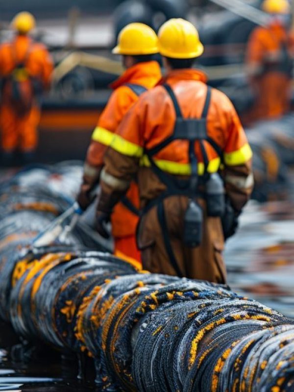 Oil spill cleanup. Real-time oil spill response, focusing on preparedness and environmental stewardship